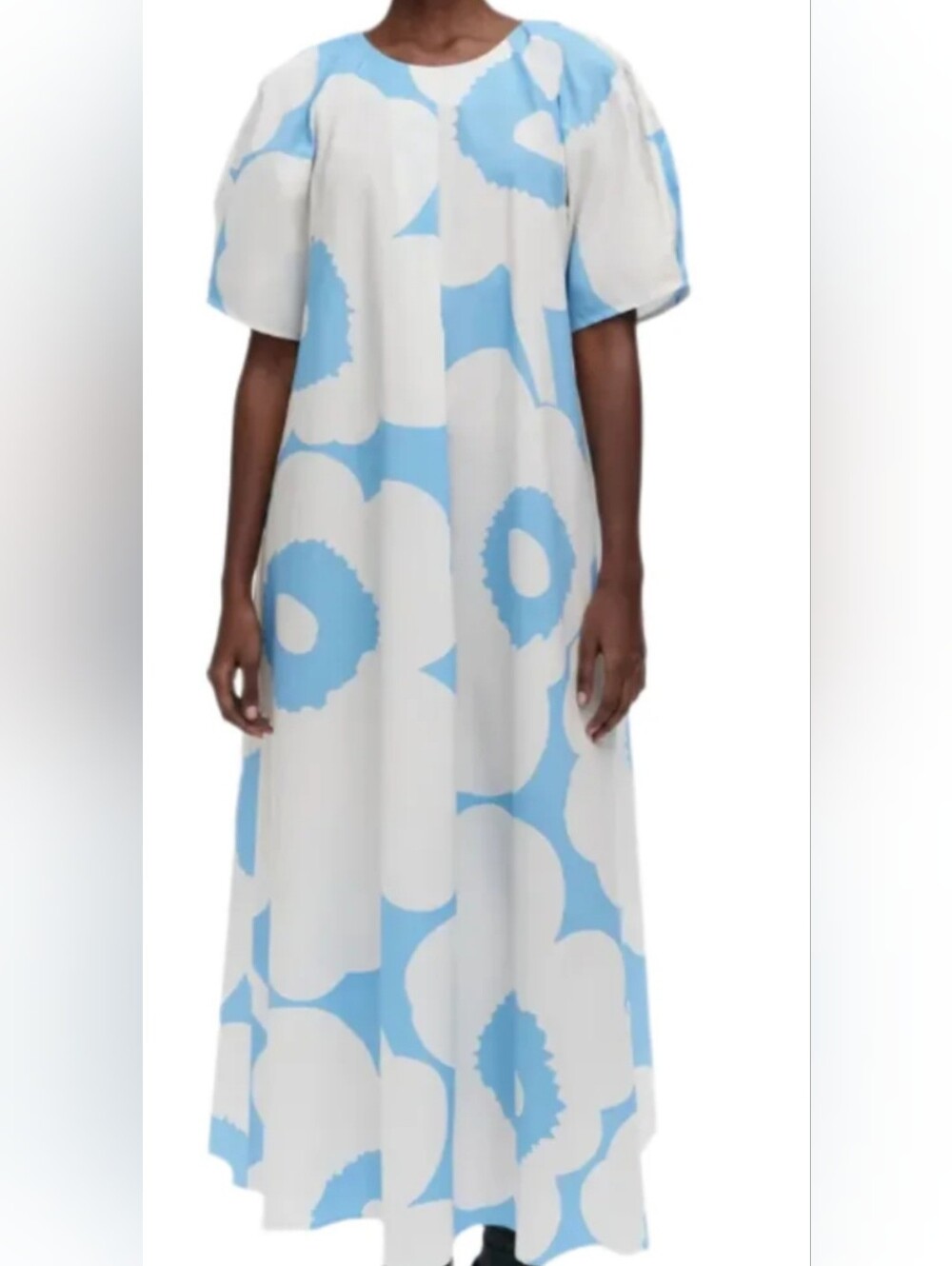 Marimekko Juhlinta Unikko Popline Maxi Dress. Retail Price $575 - Picture 3 of 8